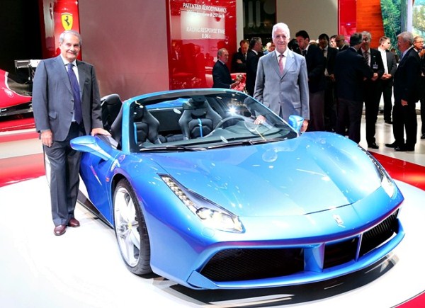 Presentación Ferrari 488 Spider en el Salón del Automóvil de Frankfurt 2015